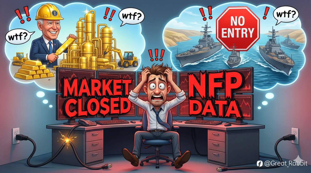 懂王建厂、中东堵门、今晚还叠加非农!然而最绝望的是……今天居然休市!🤡