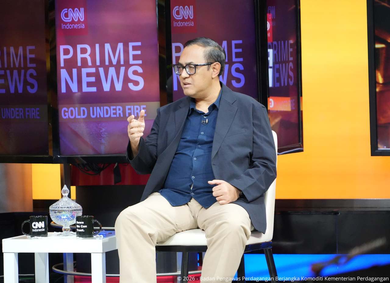 Bappebti dalam Live Dialogue CNN Indonesia Prime News Gold Edition