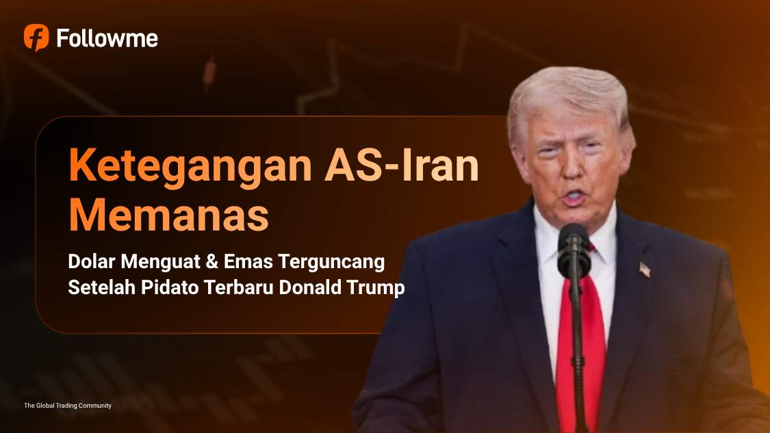 Ketegangan AS-Iran Memanas, Dolar Menguat & Emas Terguncang Setelah Pidato Terbaru Donald Trump