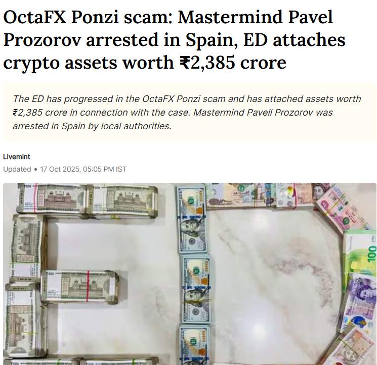 Skandal $271 Juta: Bos Besar OctaFX Diciduk Otoritas Spanyol!