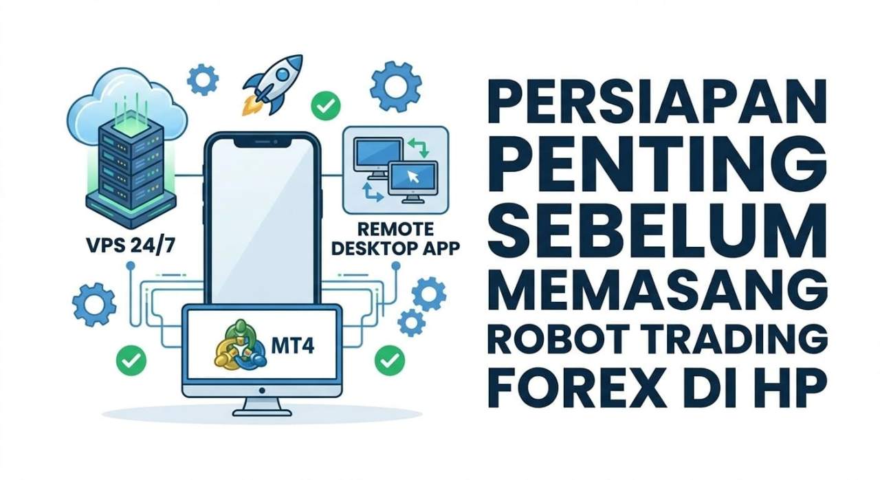 CARA PASANG EA ROBOT TRADING FOREX DI HP GRATIS DAN LEGAL PAKAI MT4