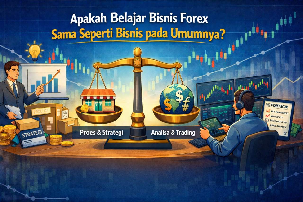 Apakah Belajar Bisnis Forex Sama Seperti Bisnis pada Umumnya?