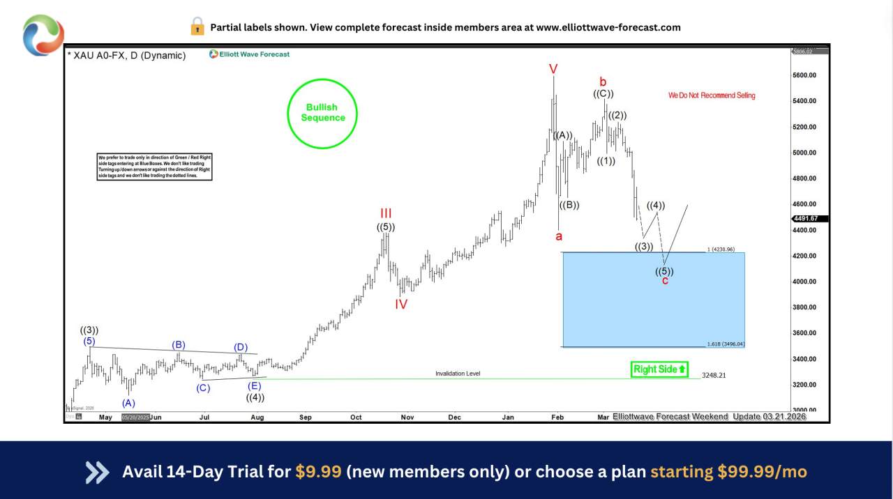 Gold Buyers Step In at Blue Box Zone — Risk-Free Longs Secured