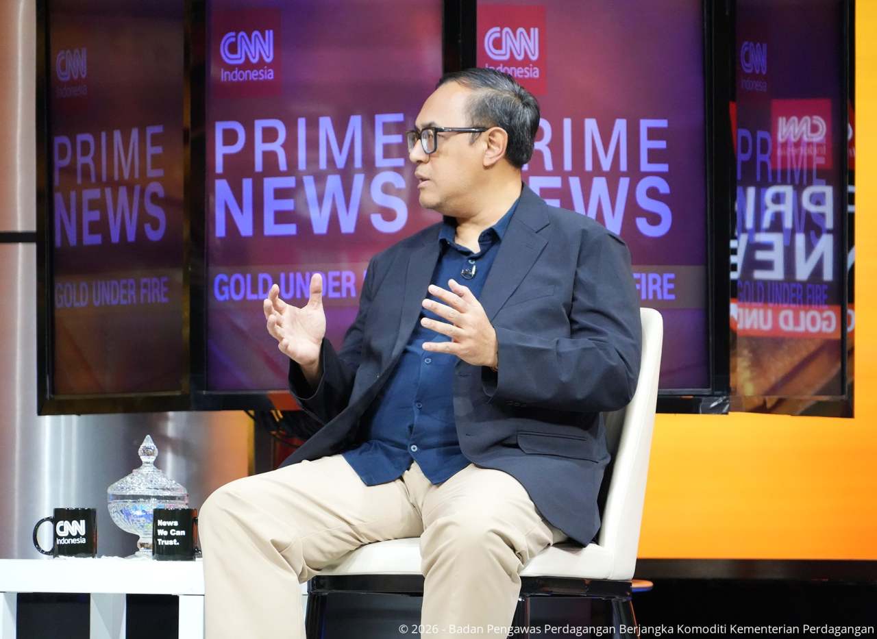 Bappebti dalam Live Dialogue CNN Indonesia Prime News Gold Edition