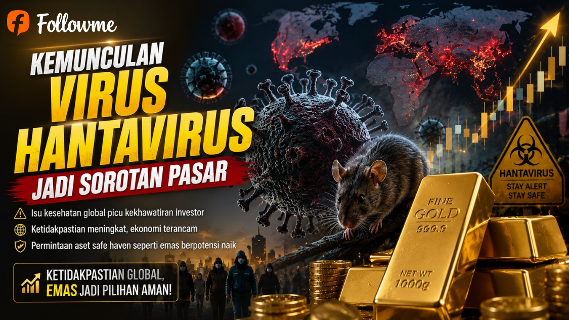 Gold Alert! Konflik Global, Hantavirus, dan Data Inflasi AS Bisa Picu Lonjakan Emas