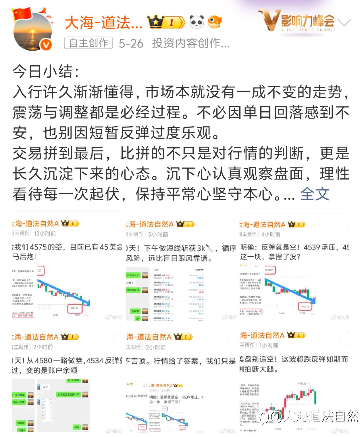 本周黄金总结：