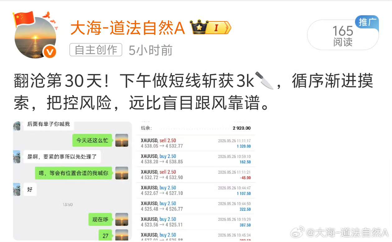本周翻沧总结：这周的行情，再次完美诠释了“顺势而为”的真谛。