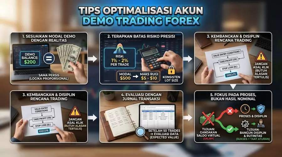 JANGAN ASAL-ASALAN MESKI TRADING DEMO! INI TIPS TRADING FOREX TERBAIK UNTUK PEMULA
