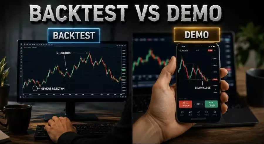 SISI LAIN DEMO AKUN: TEMPAT TERBAIK MELAKUKAN STRESS TEST STRATEGI TRADING YANG MULAI JENUH