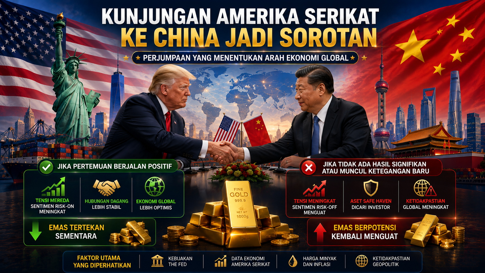 XAU/USD Terjun Tajam! Apakah Gold Akan Breakdown Lagi Minggu Ini?