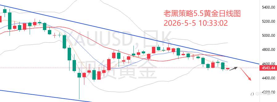 老黑策略：5.5外汇、黄金、原油分析策略