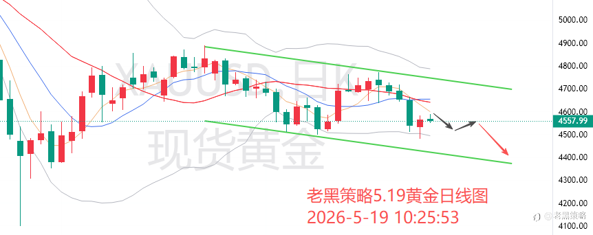 老黑策略：5.19外汇、黄金、原油分析策略