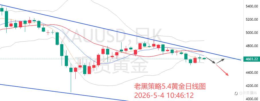 老黑策略：5.4外汇、黄金、原油分析策略