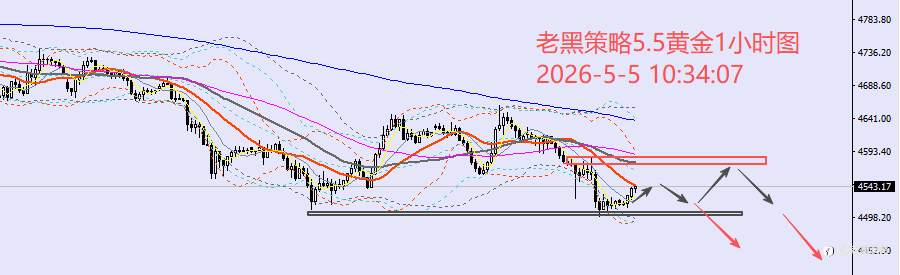 老黑策略：5.5外汇、黄金、原油分析策略