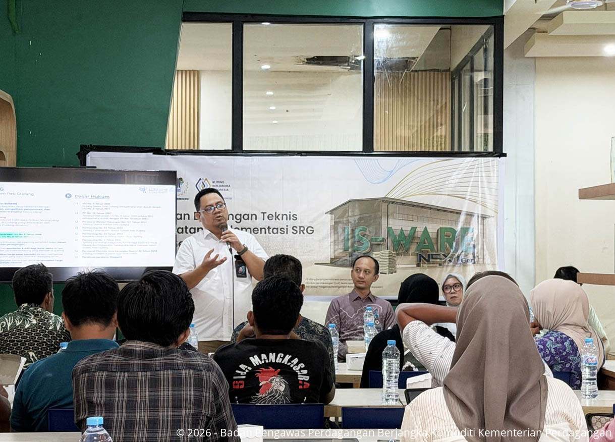 Bappebti Selenggarakan Bimbingan Teknis Sistem Resi Gudang (SRG) Bagi Pelaku Usaha Rumput Laut di Sulawesi Selatan