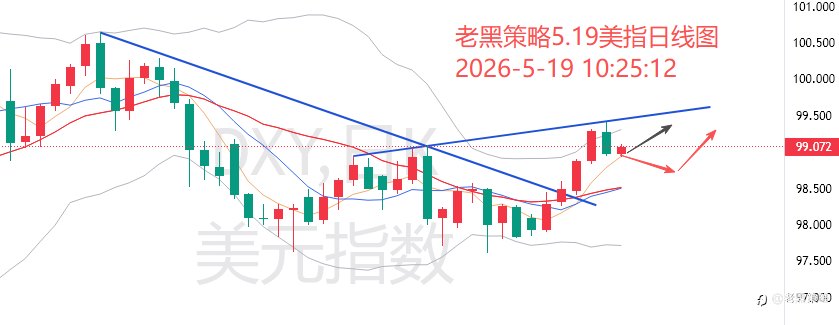老黑策略：5.19外汇、黄金、原油分析策略
