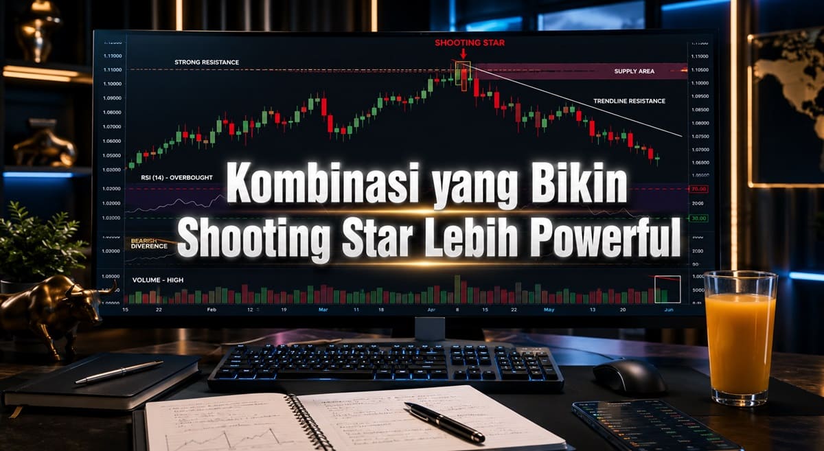 ANTI BONCOS! 3 ATURAN MAIN SAAT CANDLE SHOOTING STAR MUNCUL DI CHART