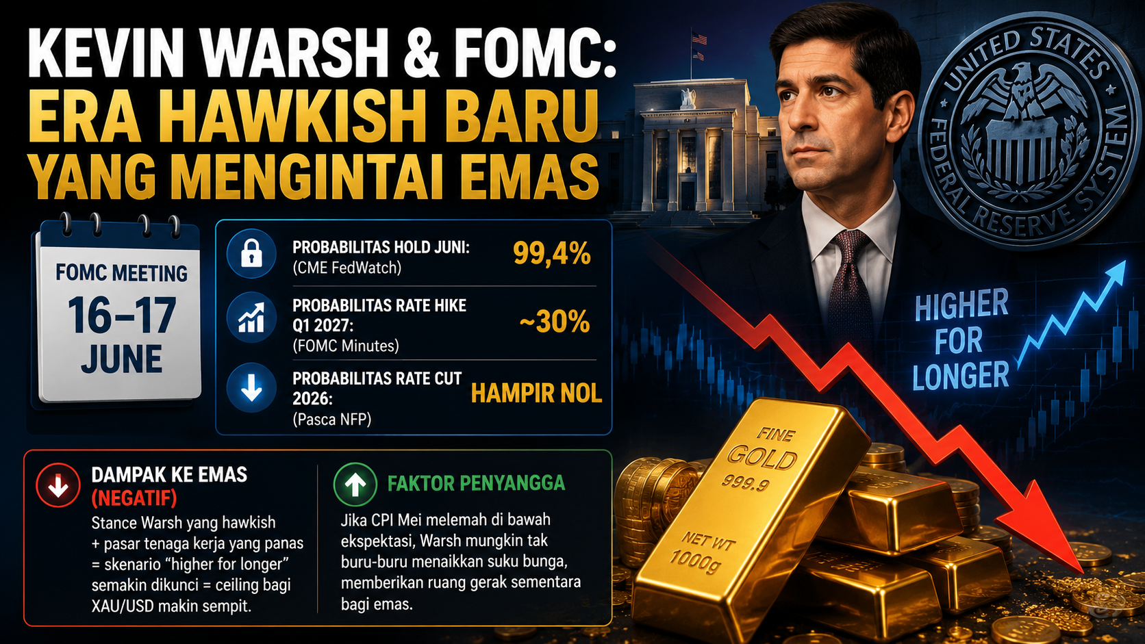 Emas Anjlok Pasca NFP, Akankah CPI AS Jadi Penyelamat atau Pemicu Jatuh Lebih Dalam?