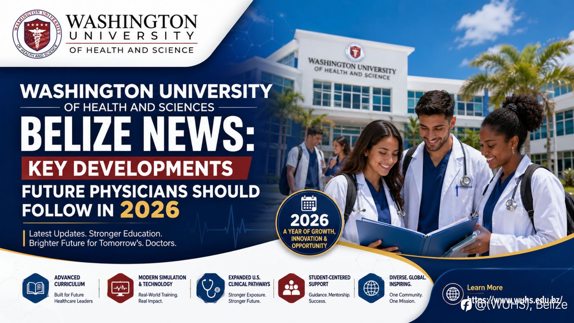 Washington University of Health and Sciences Belize News: Key Developments Future Physicians Should Follow in 2026