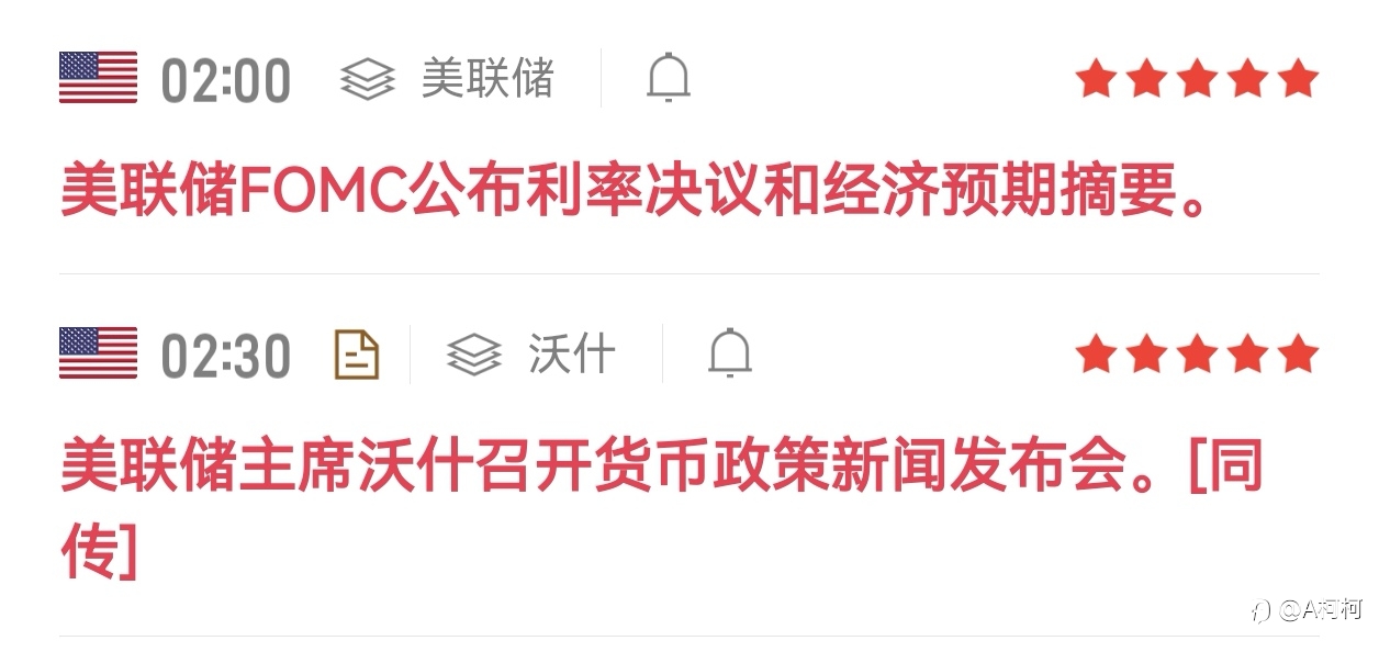 周四凌晨两点美联储决议，直接决定黄金涨跌