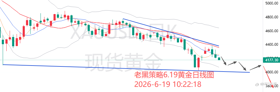 老黑策略：6.19外汇、黄金、原油分析策略