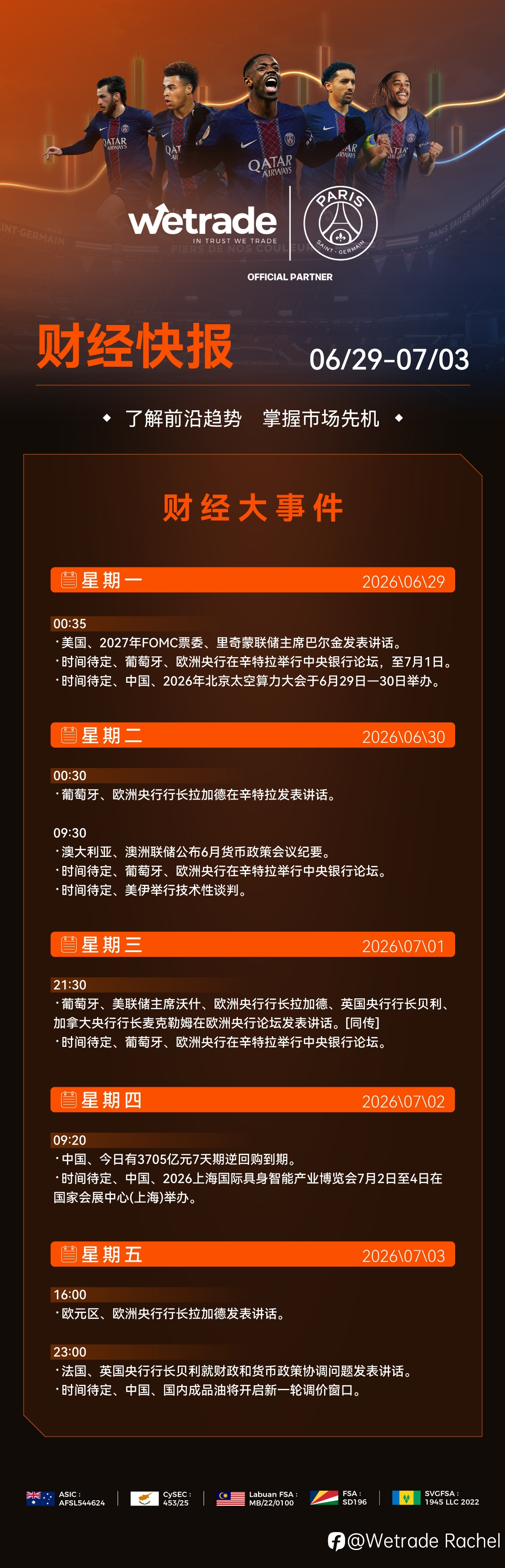 把握市场先机|本周财经大事件全览
