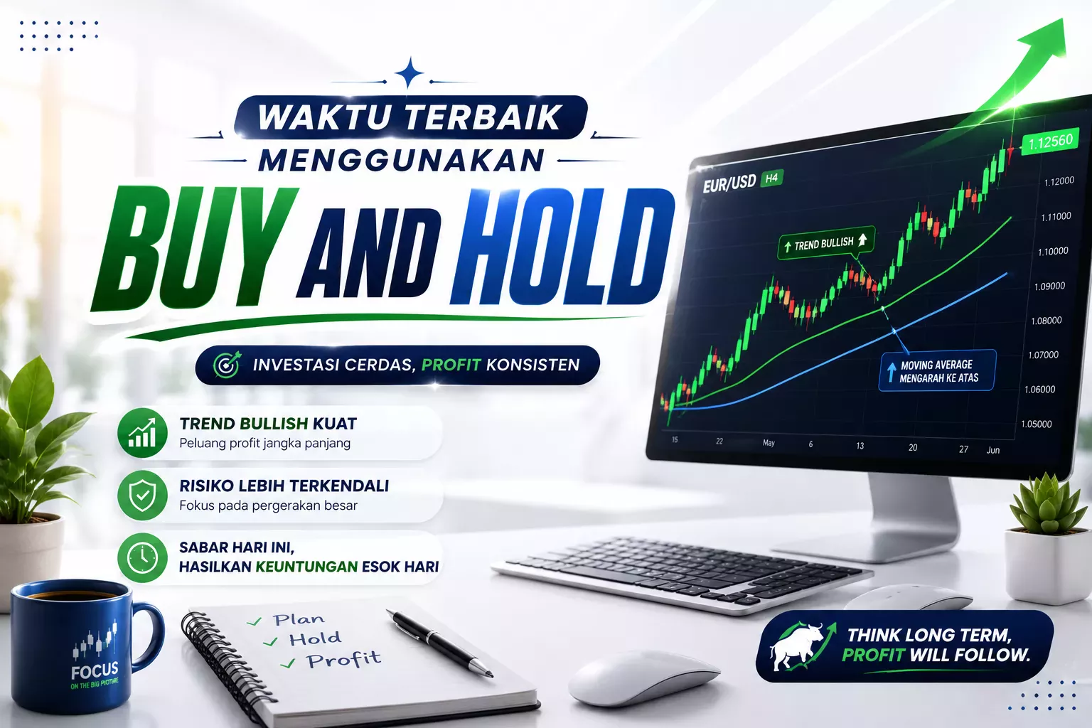SEPUTAR FOREX: KAPAN WAKTU TERBAIK MENGGUNAKAN BUY AND HOLD?