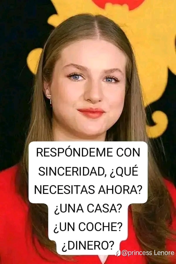 Soy la princesa Lenore de España, solo siga mis instrucciones.