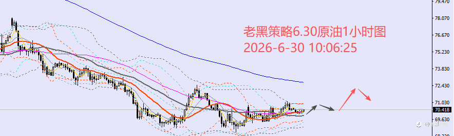 老黑策略:6.30外汇、黄金、原油分析策略