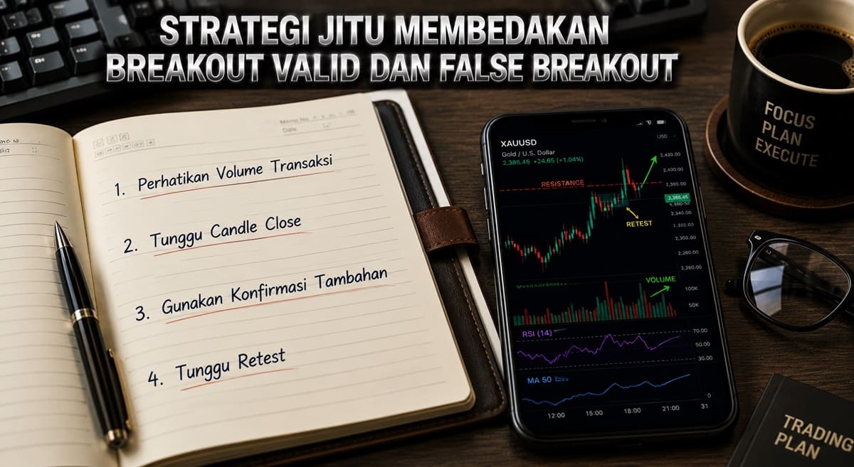 SEKALI KLIK AUTO TO THE MOON! PAHAMI ARTI BREAKOUT BIAR NGGAK MASUK PERANGKAP FALSE BREAKOUT