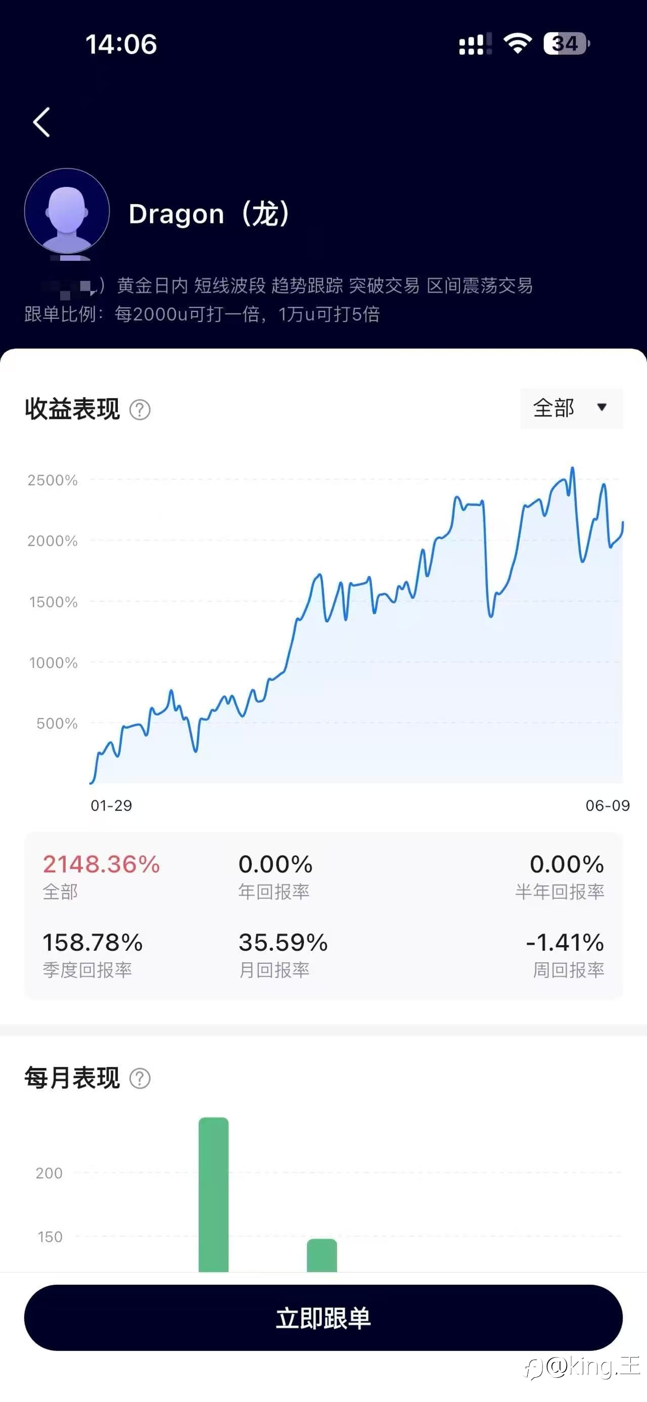 0.01开仓，看收益！