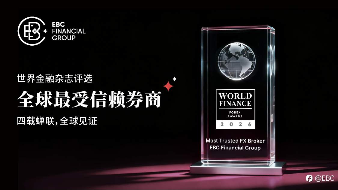 世界金融大奖2026揭晓：EBC四年蝉联「全球最佳券商」殊荣