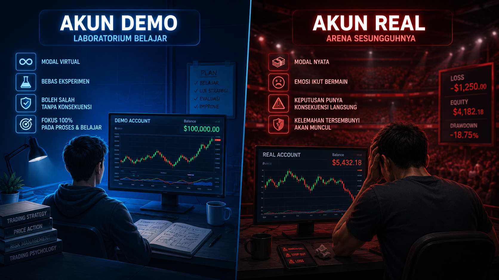 Forex Demo Dulu, Baru Real Pelajaran Paling Mahal yang Gue Dapat Secara Gratis