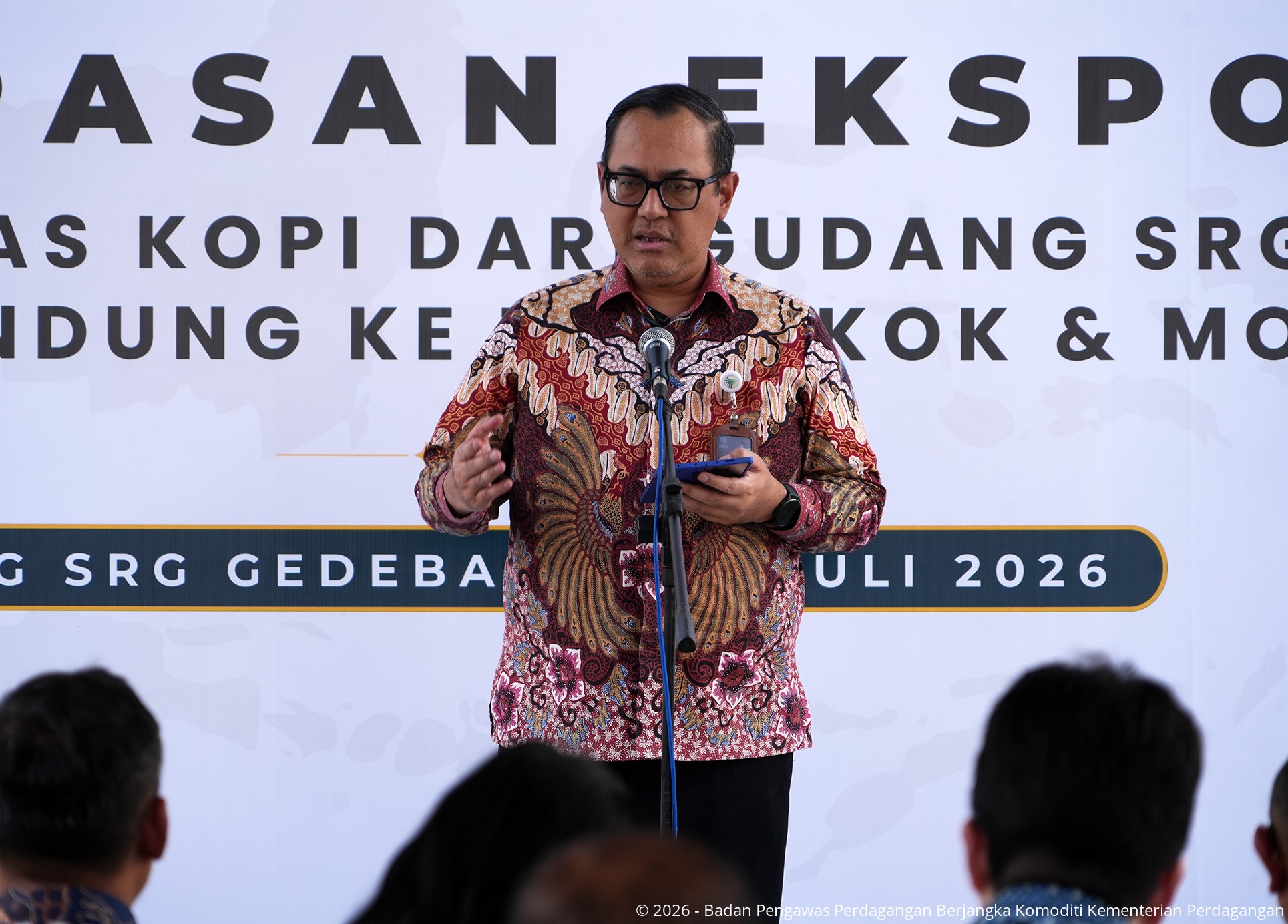 Bappebti Lepas Ekspor Kopi Senilai Lebih Dari USD227 Ribu Melalui Sistem Resi Gudang ke Tiongkok dan Maroko