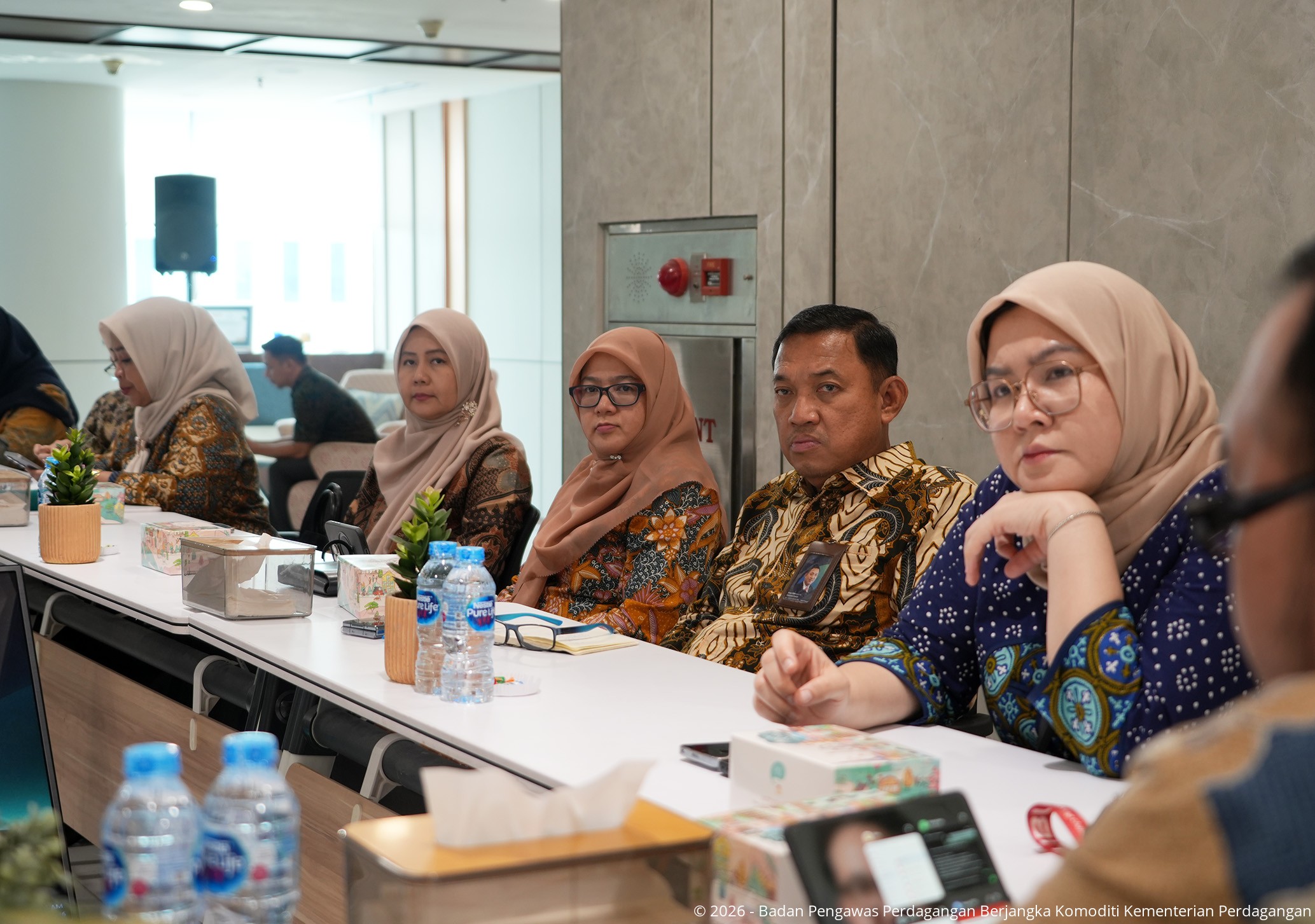 Kunjungan Bappebti dan Kementerian PPN/Bappenas ke PT Bursa Komoditi dan Derivatif Indonesia (BKDI/ICDX)