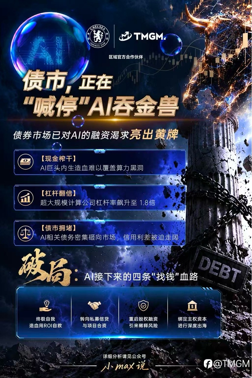 【TMGM 深度分析】别只盯着 CPI 与地缘冲突，债券市场已经在用“供不起”回应 AI 的融资需求，AI 后续走势该怎么看
