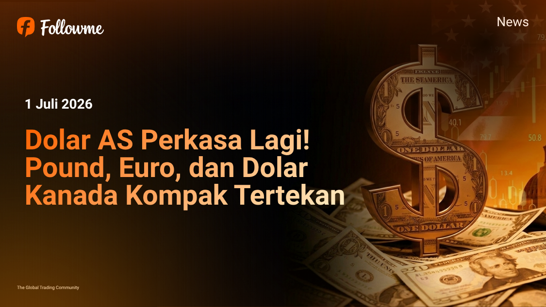 Dolar AS Perkasa Lagi! Pound, Euro, dan Dolar Kanada Kompak Tertekan