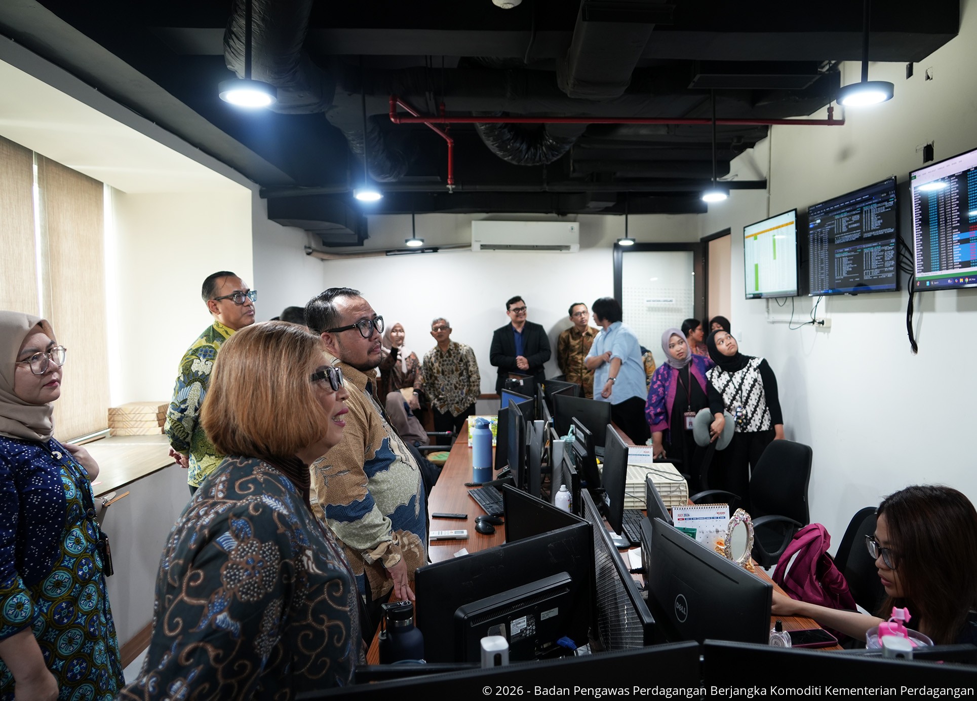 Kunjungan Bappebti dan Kementerian PPN/Bappenas ke PT Bursa Komoditi dan Derivatif Indonesia (BKDI/ICDX)