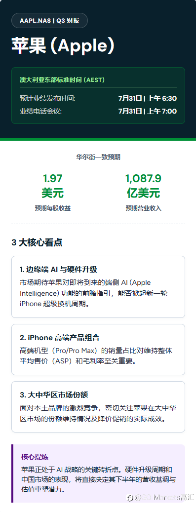 真金白银的考验:Meta、亚马逊与苹果的深度审视