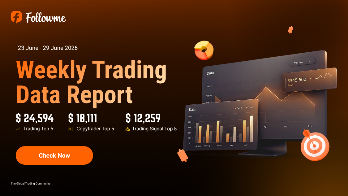 Followme's Top Traders: Weekly Ranking (23 June - 29 June 2026)  