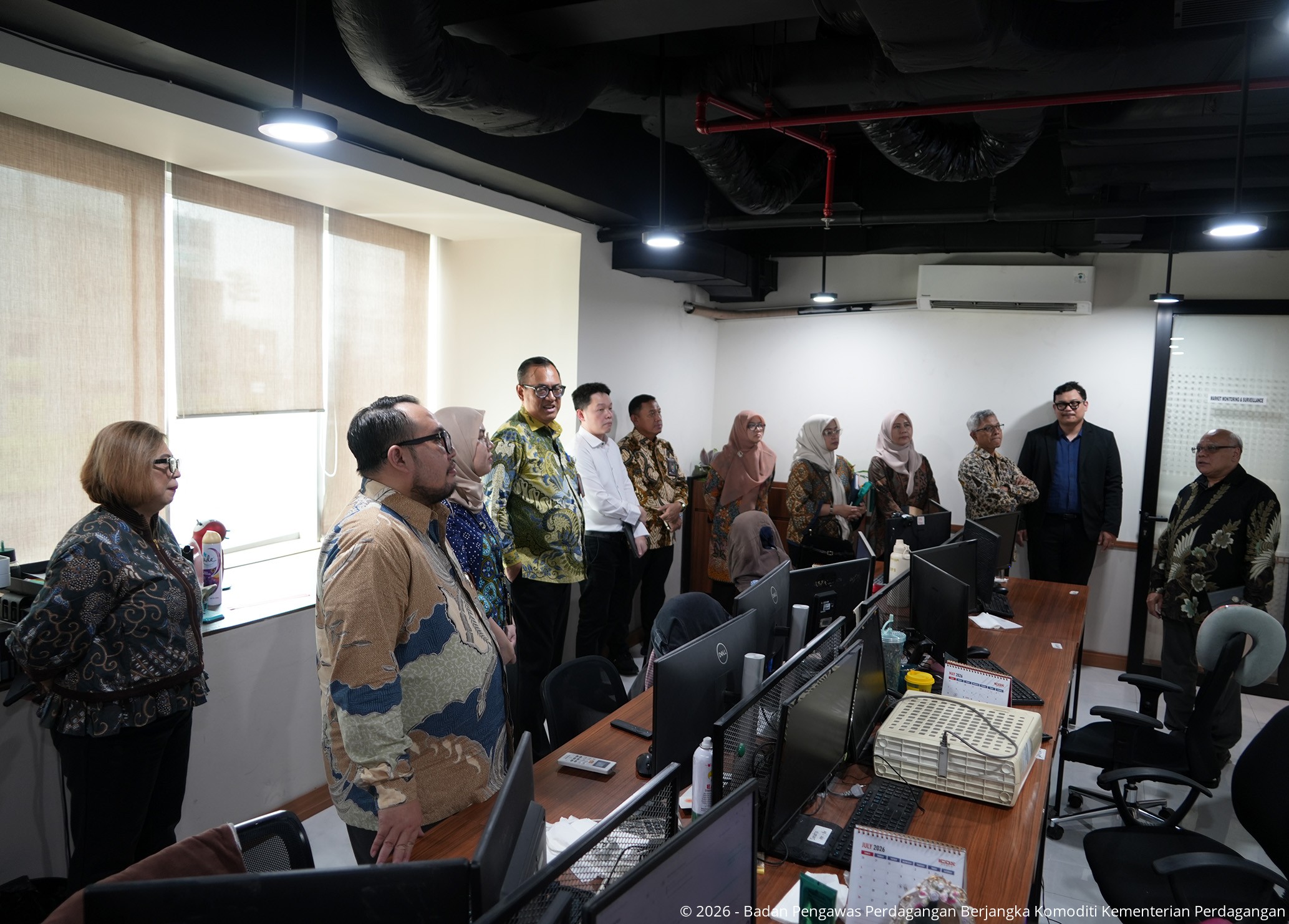 Kunjungan Bappebti dan Kementerian PPN/Bappenas ke PT Bursa Komoditi dan Derivatif Indonesia (BKDI/ICDX)