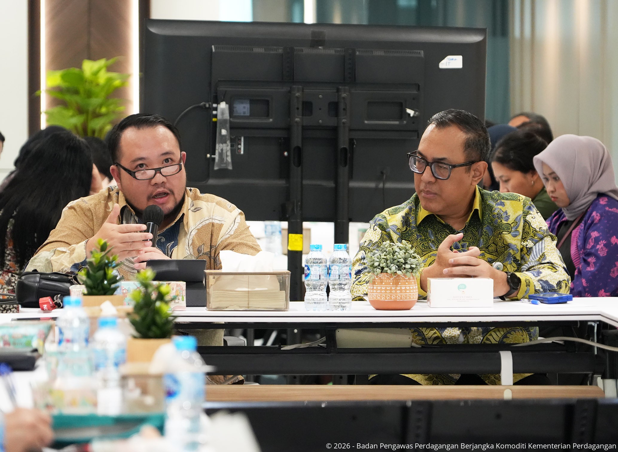 Kunjungan Bappebti dan Kementerian PPN/Bappenas ke PT Bursa Komoditi dan Derivatif Indonesia (BKDI/ICDX)
