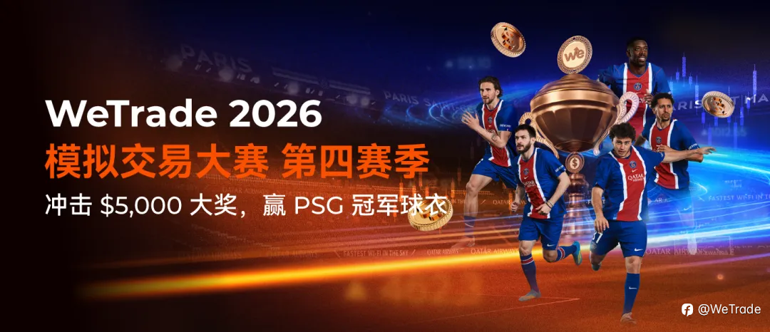 WeTrade 2026模拟交易大赛第四赛季荣耀收官，第五赛季战火重燃
