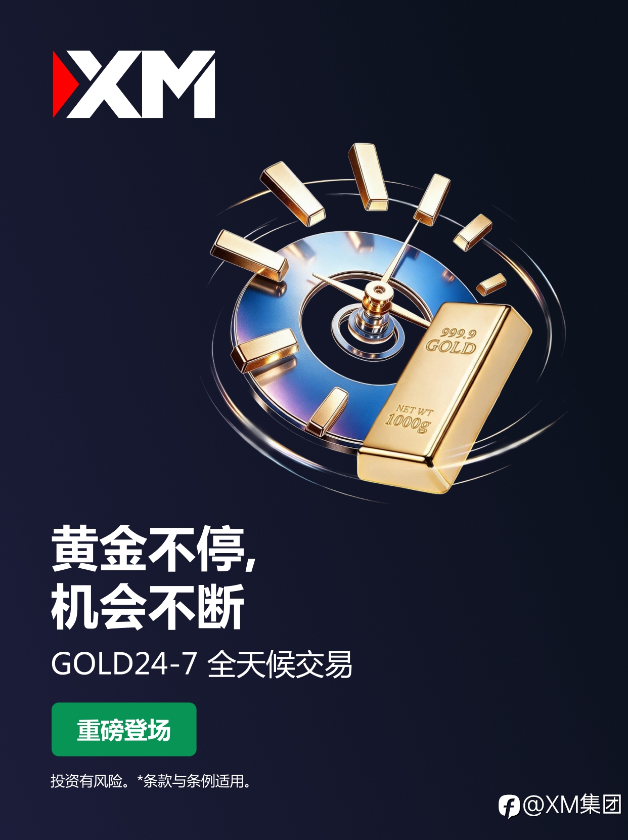 周末黄金有行情，你只能等到周一？