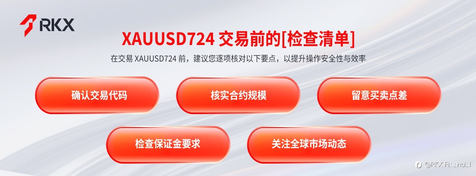 RKX瑞信金融上线XAUUSD724﹕实现黄金7×24小时交易