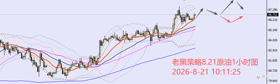 老黑策略:8.21外汇、黄金、原油分析策略