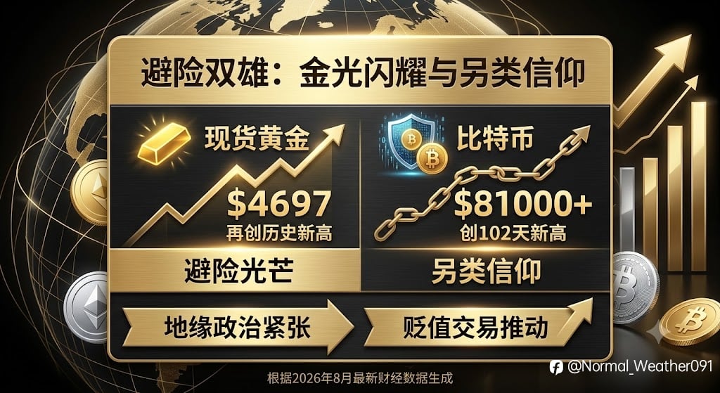 避险双雄,金光闪耀与另类信仰!