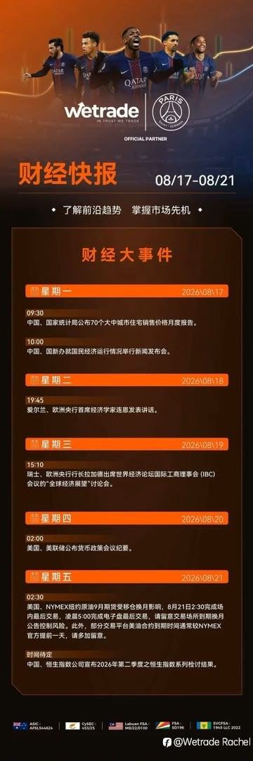 本周财经大事件｜8/17–8/21