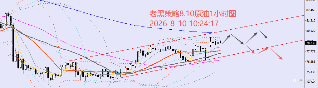 老黑策略：8.10外汇、黄金、原油分析策略
