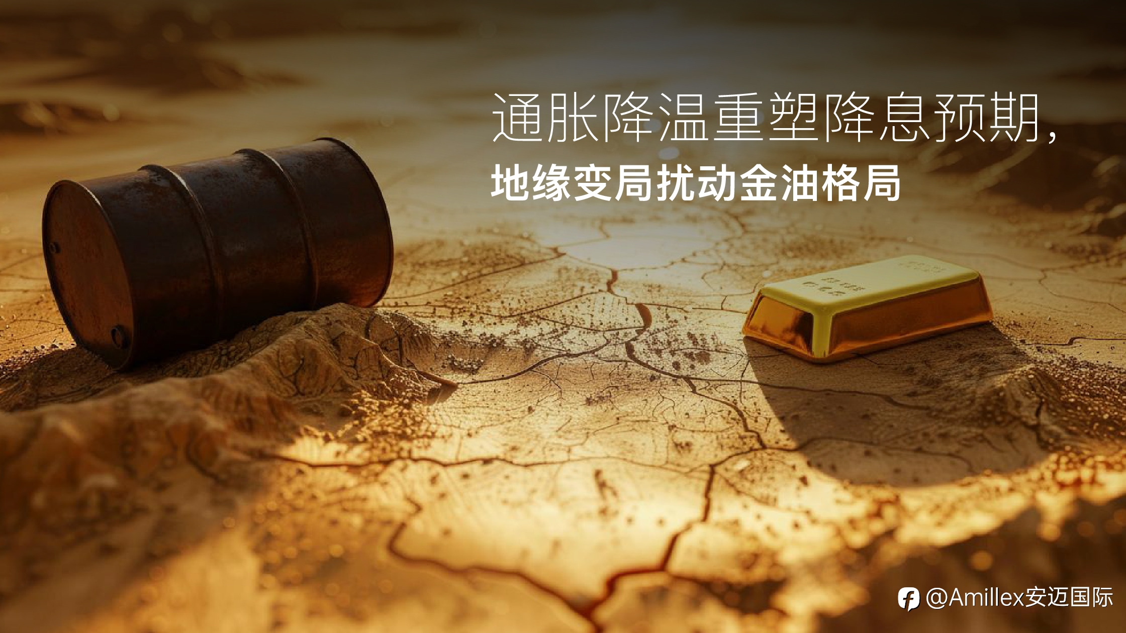 Amillex安迈每日汇评｜通胀降温重塑降息预期，地缘变局扰动金油格局